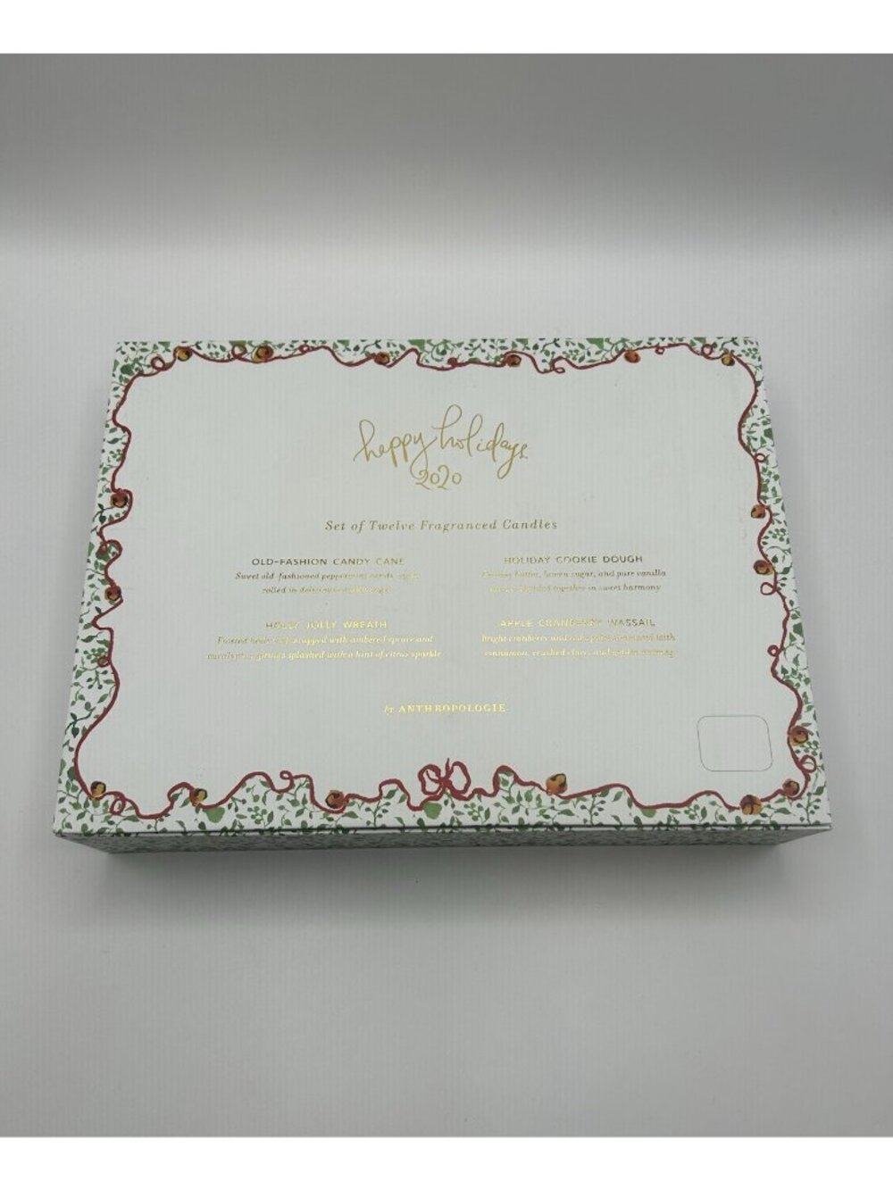 Anthropologie Advent Calendar 12 Days Of Christmas Candles 2020 Gift Set Open - Picture 6 of 16